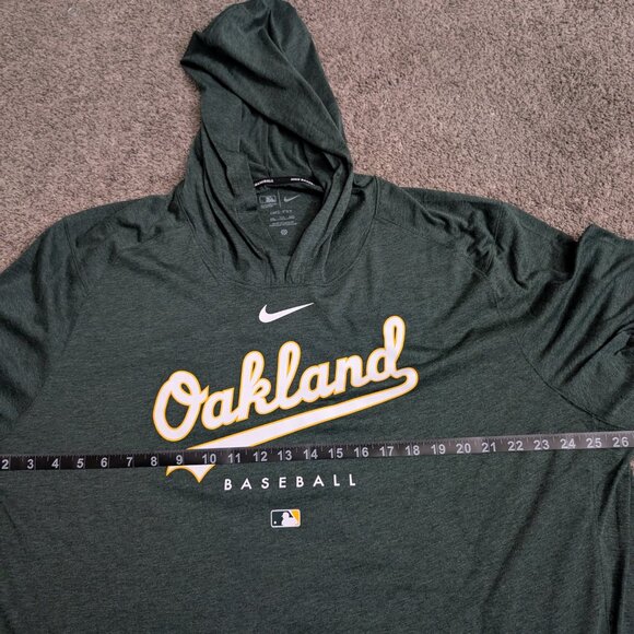 Oakland Athletics Nike Green Authentic Collection Early - Picture 2 of 3